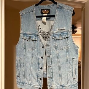 Harley-Davidson Sky Blue Denim Vest